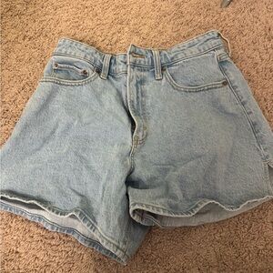 Abercrombie & Fitch Light Blue Jean Shorts